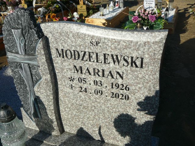 Marian Modzelewski 1926 Żory - Grobonet - Wyszukiwarka osób pochowanych