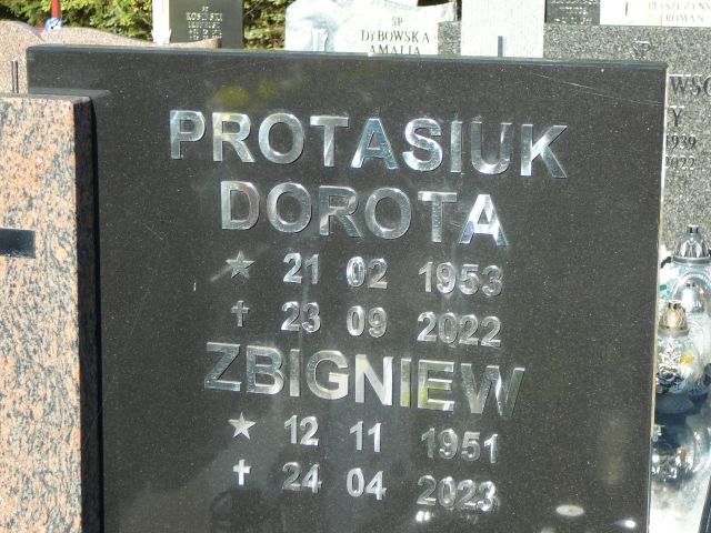 Dorota Protasiuk 1953 Żory - Grobonet - Wyszukiwarka osób pochowanych