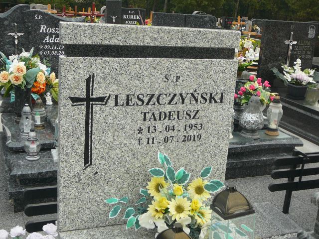 Tadeusz Leszczyński 1953 Żory - Grobonet - Wyszukiwarka osób pochowanych