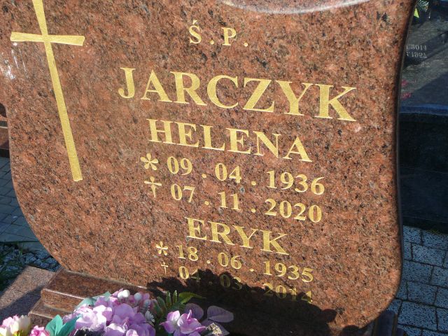 Helena Jarczyk 1936 Żory - Grobonet - Wyszukiwarka osób pochowanych