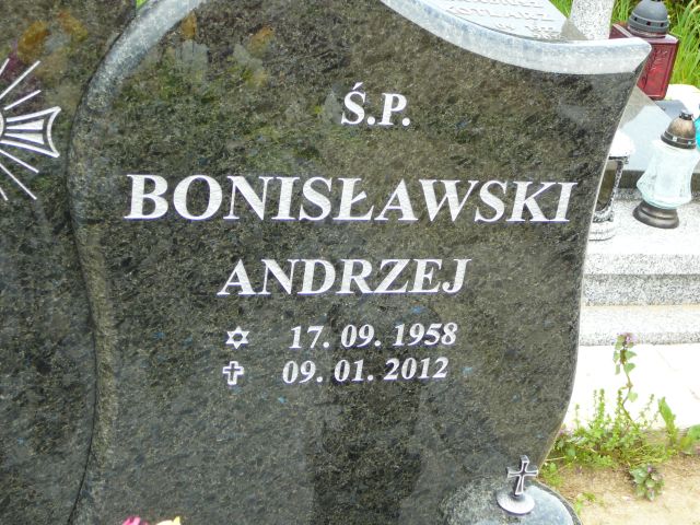 Andrzej Bonisławski 1958 Żory - Grobonet - Wyszukiwarka osób pochowanych