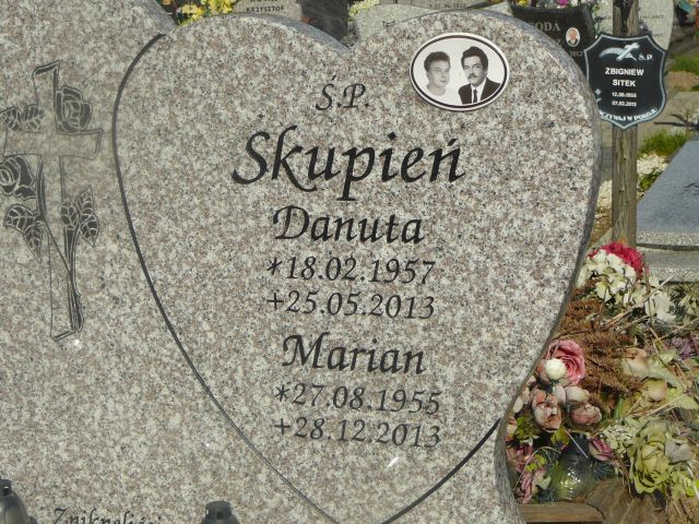 Danuta Skupień 1957 Żory - Grobonet - Wyszukiwarka osób pochowanych
