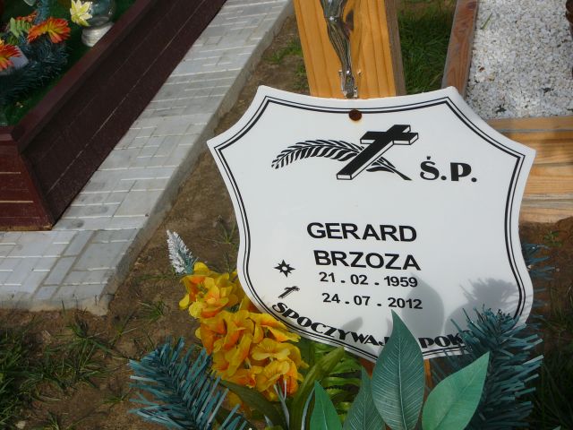 Gerard Brzoza 1959 Żory - Grobonet - Wyszukiwarka osób pochowanych
