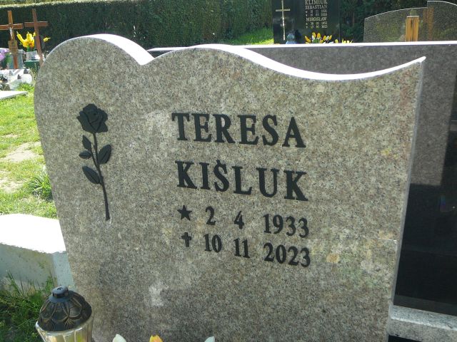 Teresa Kiśluk 1933 Żory - Grobonet - Wyszukiwarka osób pochowanych