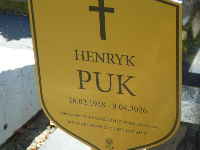 Grób Henryk Puk