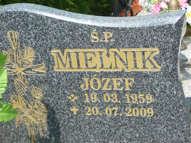 Józef Mielnik 1959 Żory - Grobonet - Wyszukiwarka osób pochowanych