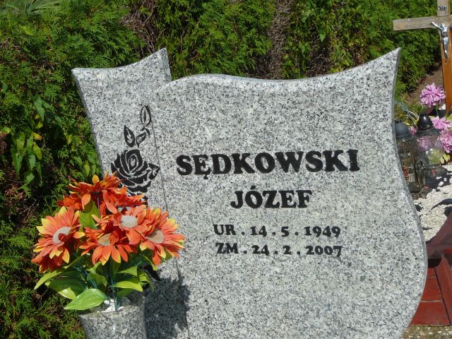 Józef Sędkowski 1949 Żory - Grobonet - Wyszukiwarka osób pochowanych
