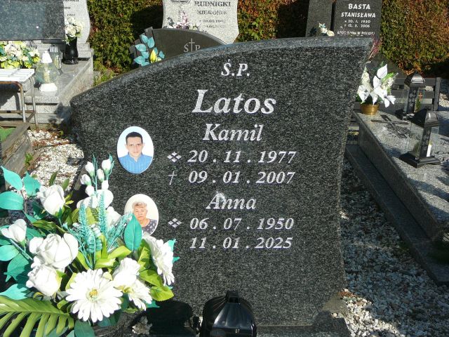 Kamil Latos 1977 Żory - Grobonet - Wyszukiwarka osób pochowanych