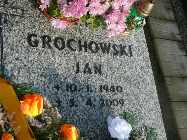 Jan Grochowski 1940 Żory - Grobonet - Wyszukiwarka osób pochowanych