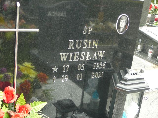 Wiesław Rusin 1956 Żory - Grobonet - Wyszukiwarka osób pochowanych