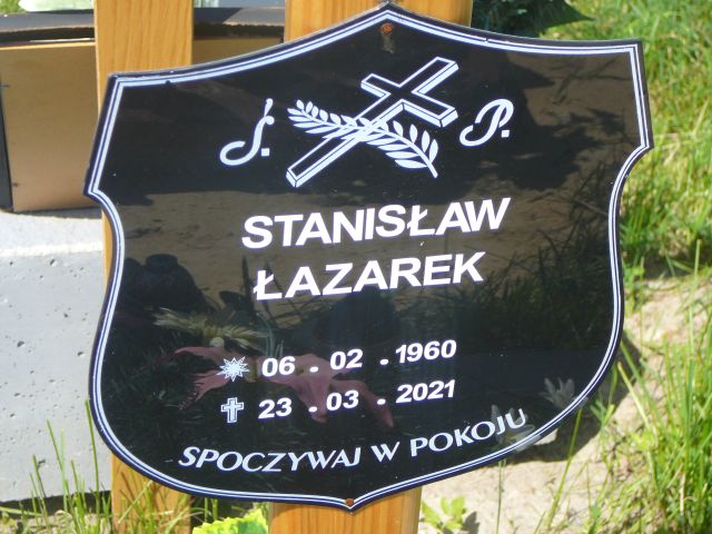 Grób Janusz Łazarek