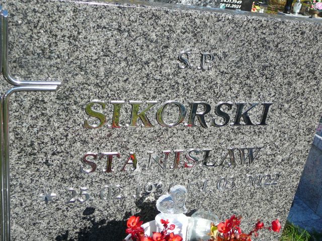 Stanisław Sikorski 1931 Żory - Grobonet - Wyszukiwarka osób pochowanych