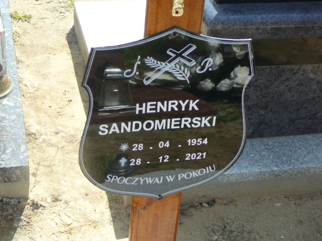 Henryk Sandomierski 1954 Żory - Grobonet - Wyszukiwarka osób pochowanych