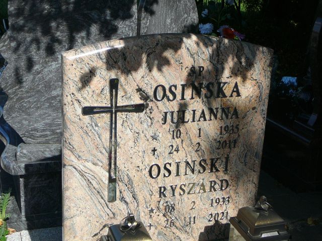 Ryszard Osiński 1933 Żory - Grobonet - Wyszukiwarka osób pochowanych