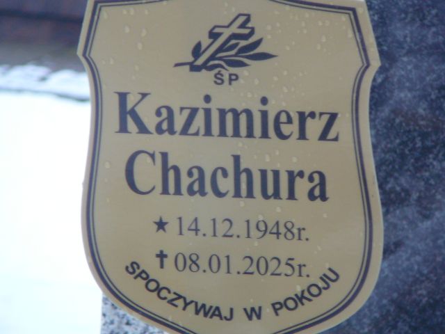 Grób Kazimierz Chachura