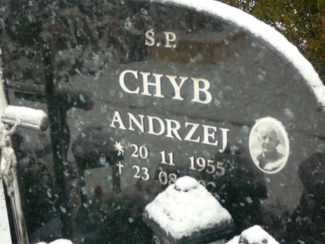 Andrzej Chyb 1955 Żory - Grobonet - Wyszukiwarka osób pochowanych