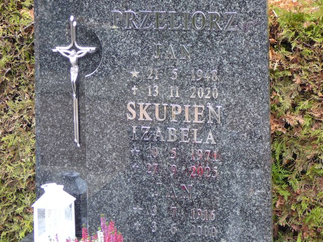 Jan Przeliorz  1948 Żory - Grobonet - Wyszukiwarka osób pochowanych