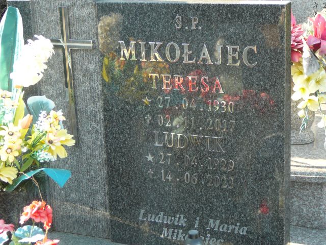 Maria Mikołajec 1896 Żory - Grobonet - Wyszukiwarka osób pochowanych