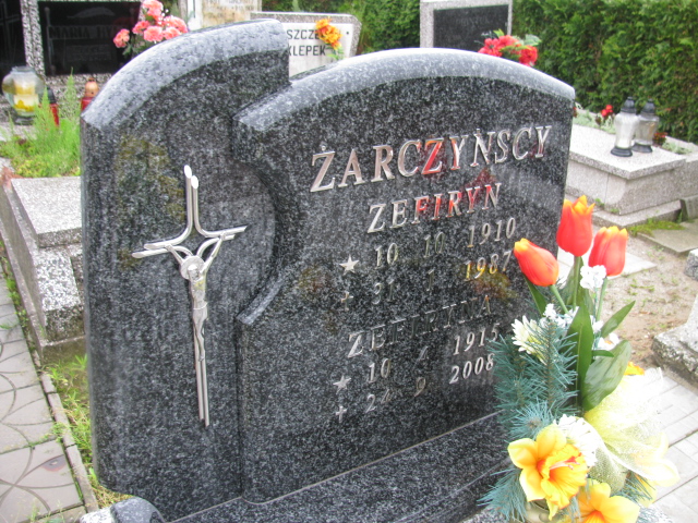 Zefiryn Żarczyński 1910 Żory - Grobonet - Wyszukiwarka osób pochowanych