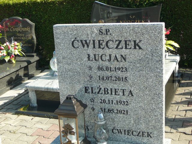 Łucjan Ćwięczek 1923 Żory - Grobonet - Wyszukiwarka osób pochowanych