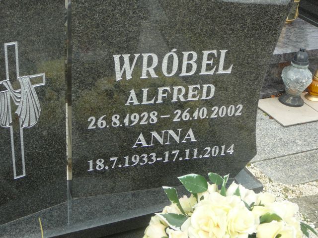 Anna Wróbel 1933 Żory - Grobonet - Wyszukiwarka osób pochowanych