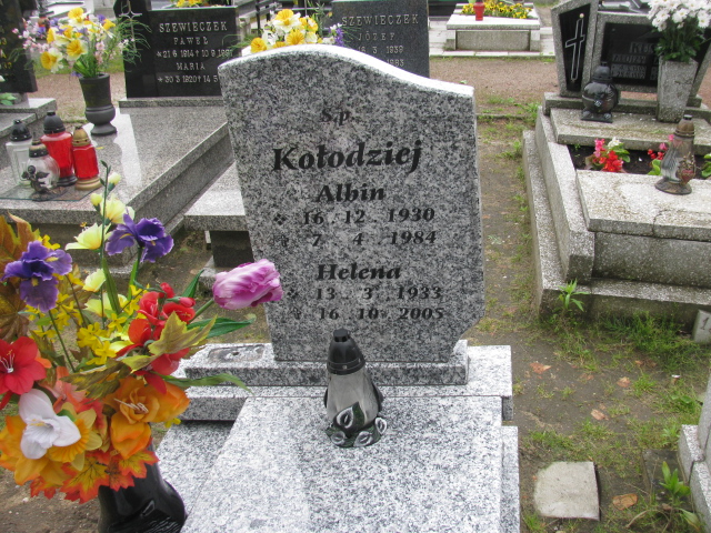 Albin Kołodziej 1930 Żory - Grobonet - Wyszukiwarka osób pochowanych