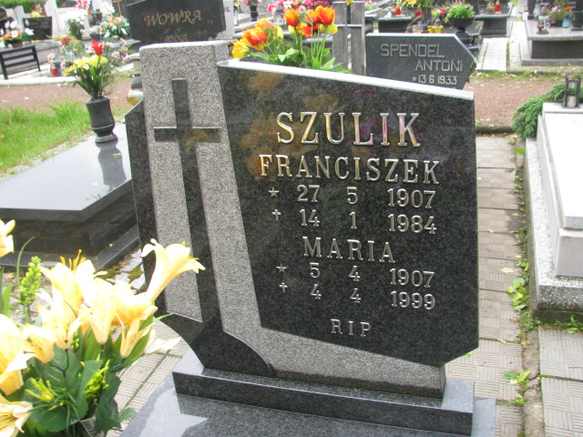 Maria Szulik 1907 Żory - Grobonet - Wyszukiwarka osób pochowanych