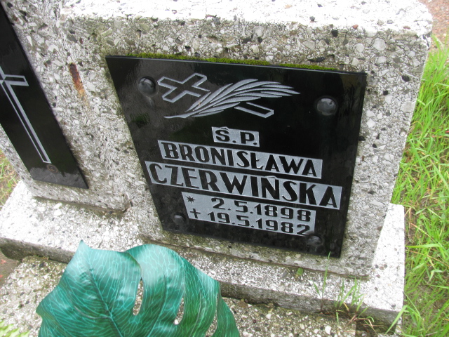 Bronisława Czerwińska 1898 Żory - Grobonet - Wyszukiwarka osób pochowanych