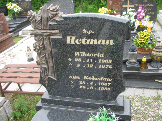 Bolesław Hetman 1937 Żory - Grobonet - Wyszukiwarka osób pochowanych