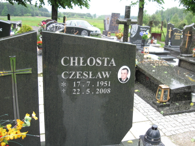 Czesław Chłosta 1951 Żory - Grobonet - Wyszukiwarka osób pochowanych