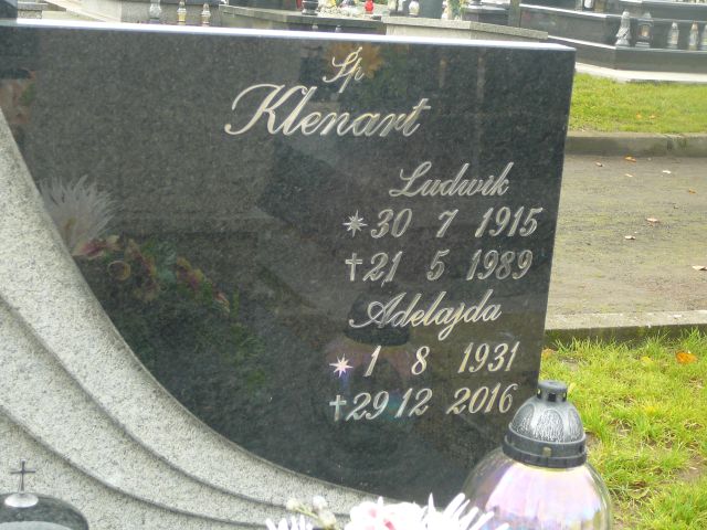 Adelajda Klenart 1931 Żory - Grobonet - Wyszukiwarka osób pochowanych