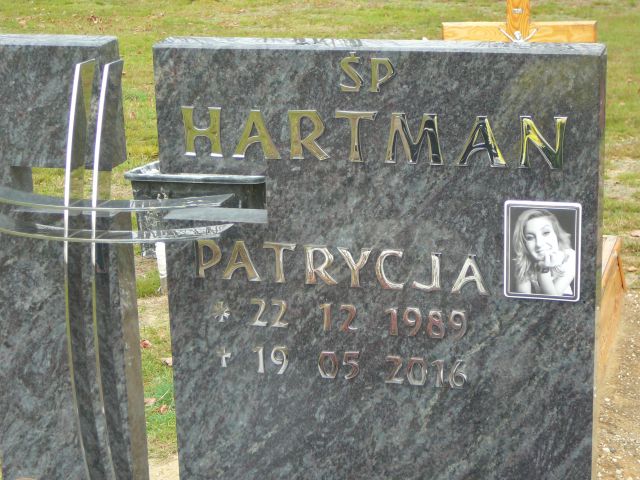 Patrycja Hartman 1989 Żory - Grobonet - Wyszukiwarka osób pochowanych